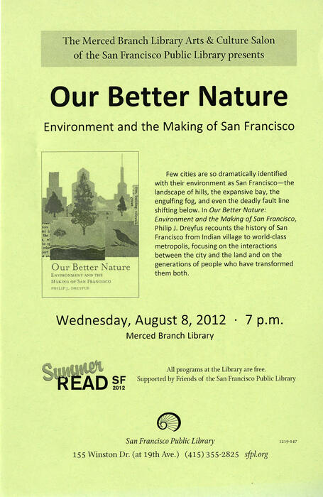 Our Better Nature flyer