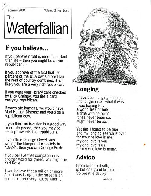 The Waterfallian, Volume 3 number 1,  February 2004