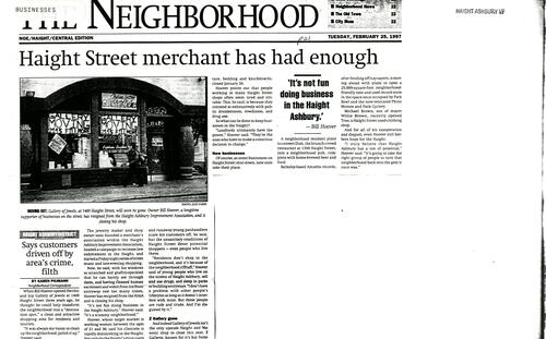 Haight Street Merchant..., SF Independent, February 25 1997