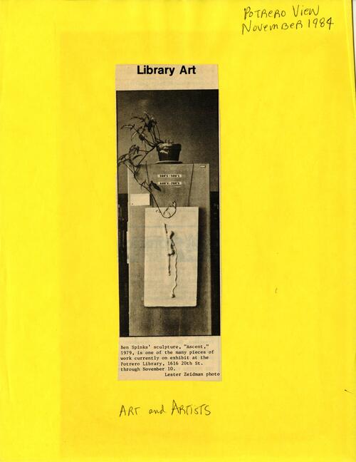 Library Art, Photo, November 1984