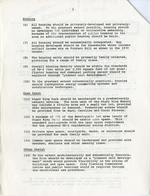 Potrero Hill Neighborhood Improvement Draft December 1977 (2 of 12)