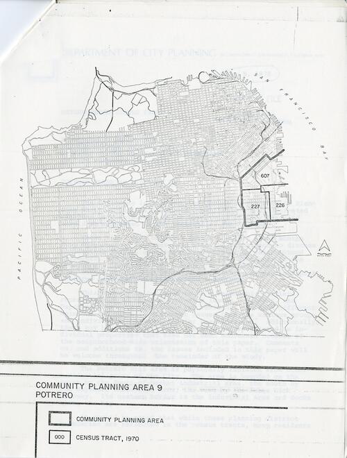 A Background Report for the Residential Zoning Study prepared by the San Francisco Department of City Planning (p. 7 of 7), May 5, 1975.