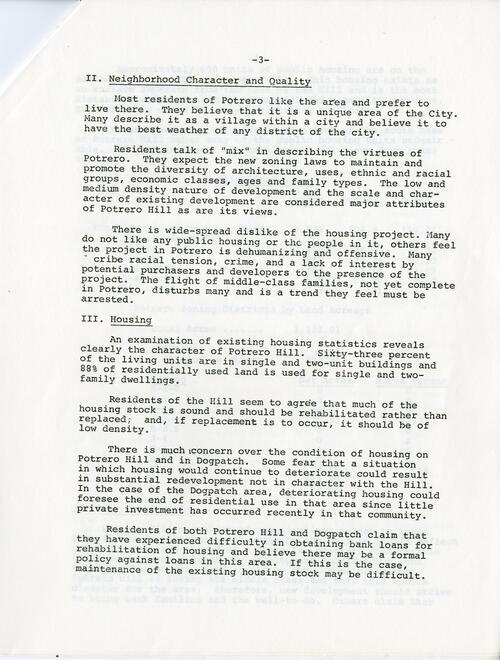 A Background Report for the Residential Zoning Study prepared by the San Francisco Department of City Planning (p. 3 of 7), May 5, 1975.
