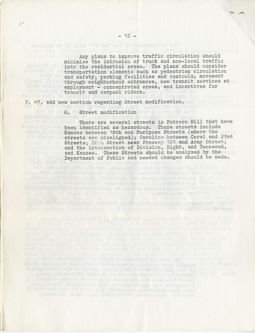 Potrero Hill Neighborhood Improvement Draft December 1977 (12 of 12)