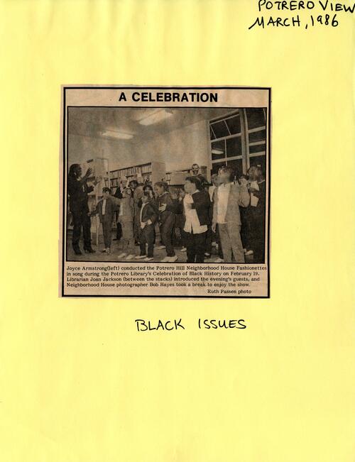 A Celebration, Potrero View, March 1986