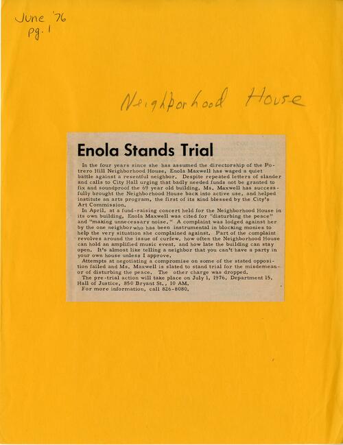 Enola Stands Trial
