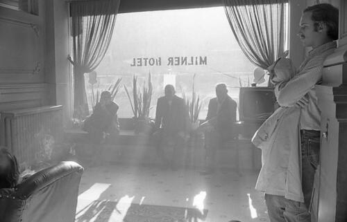 [Milner Hotel, 117 4th Street, during Tenants and Owners in Opposition to Redevelopment (TOOR) meeting]