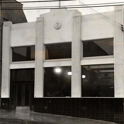 [Exterior of the new Sunset District Post Office]