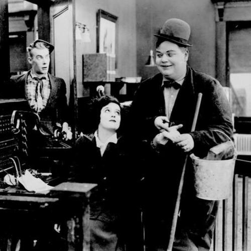 [Fatty Arbuckle in "His Wife's Mistake"]