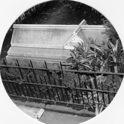 [Marble tomb of Thomas Starr King]