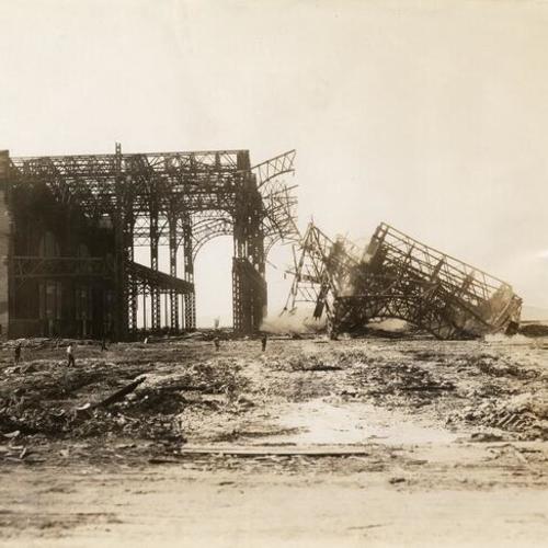 [Demolition of Palace of Machinery]