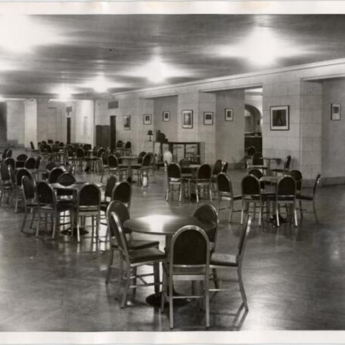 [Cafeteria and cocktail lounge in the San Francisco Opera House]