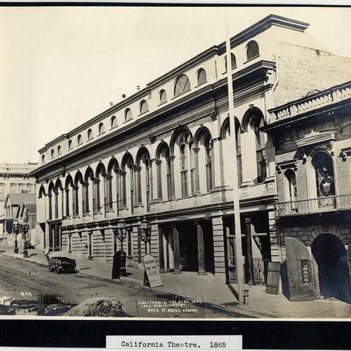 [California Theater, 1865]