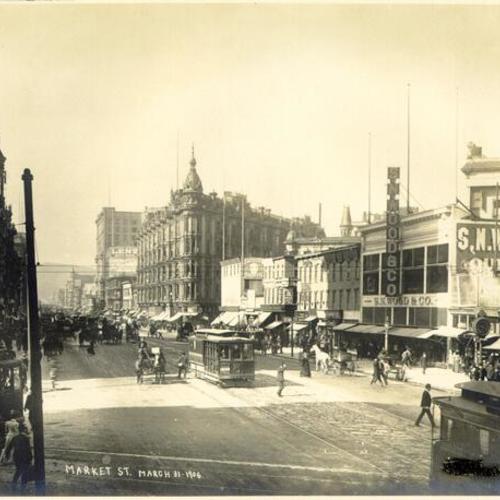 Market St. March 31 - 1906