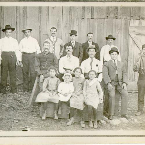 [Group of unidentified people]