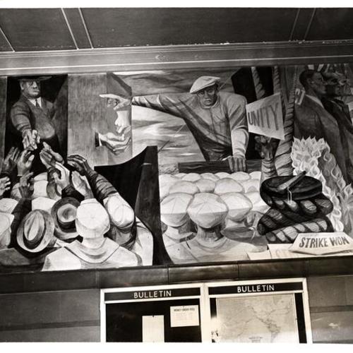 [Mural 'The Waterfront' by artist Anton Refregier at the Rincon Annex Post Office]