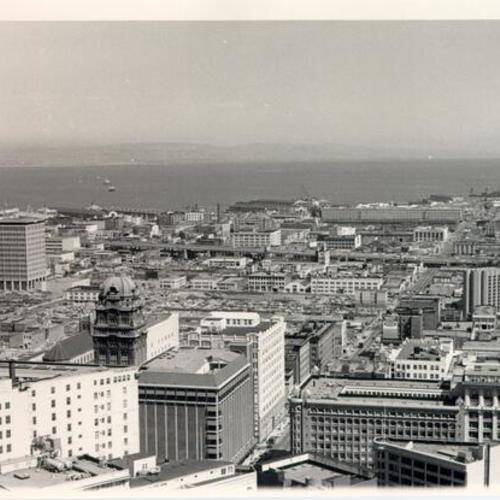 [View of San Francisco looking southeast from the St. Francis Tower]