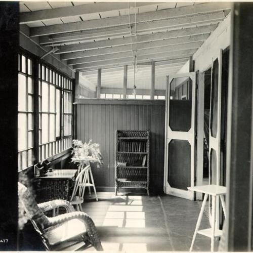 [Interior of tuberculosis ward at San Francisco City and County Hospital]