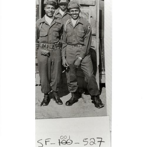 [Levan in uniform during Korean War]