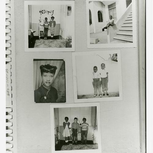 [Five different photos with Carolyn, Willie, Clorine]