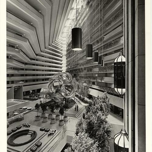 [Atrium-lobby of the Hyatt Regency Hotel]