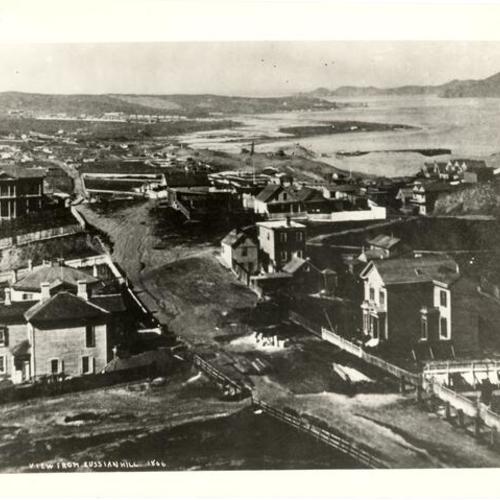 [View From Russian Hill at Green and Leavenworth streets]