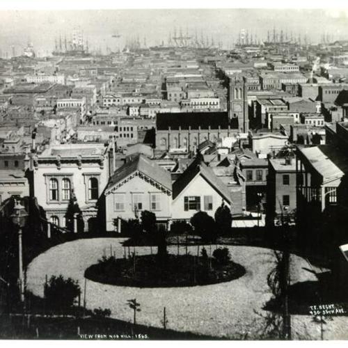 View from Nob Hill. 1865