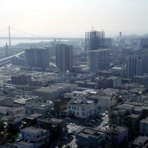[View from Coit Tower looking Southeast]