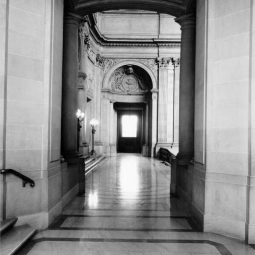 [Corridor in City Hall]