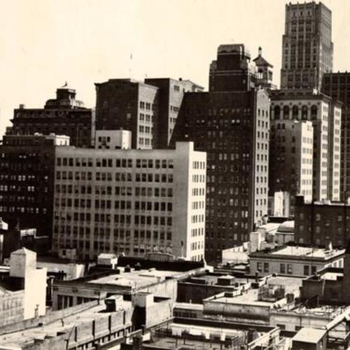 [Financial District, looking south]