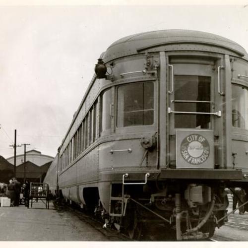 [Second "City of San Francisco" streamlined train]