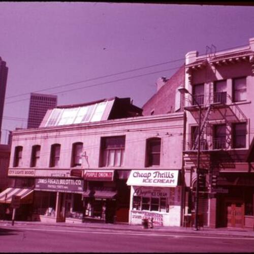 [View of Southeast corner of Columbus and Broadway]