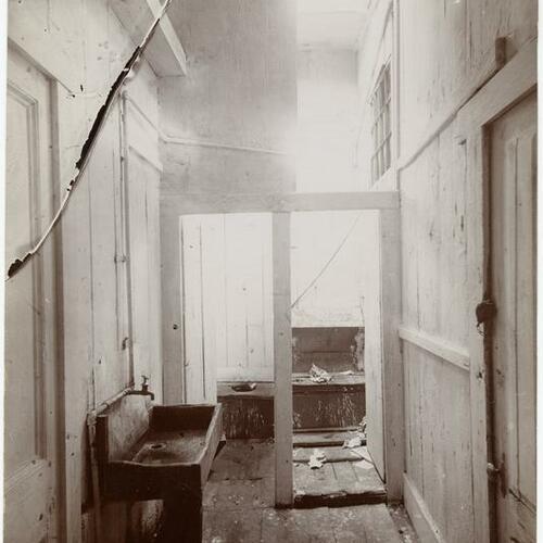 103 View of sink and toilet in living quarters