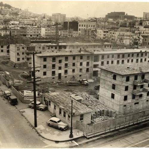[Construction of Valencia Gardens housing project]