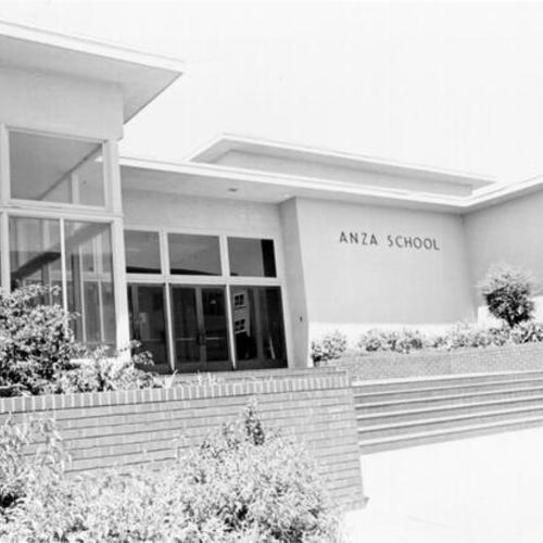 [Entrance to Anza School]