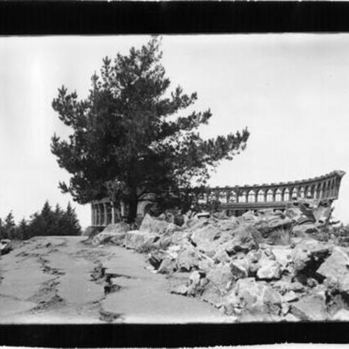 [Sweeney Observatory on Strawberry Hill in Golden Gate Park, damaged in the earthquake of April 18, 1906]