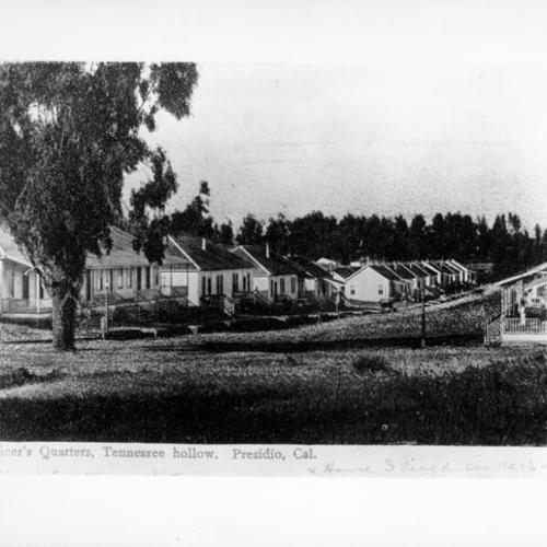 Officer's Quarters, Tennessee hollow. Presidio, Cal
