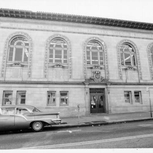 [Exterior of Mission Branch Library]