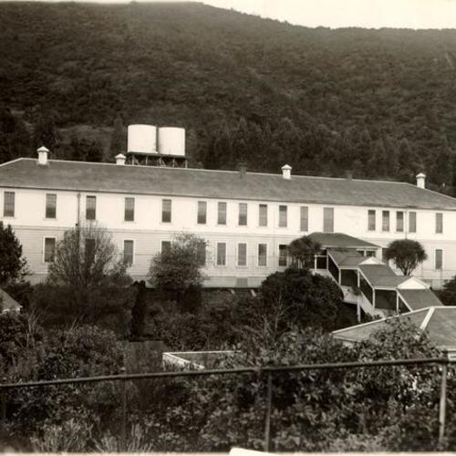 [Detention building at Angel Island immigration station]