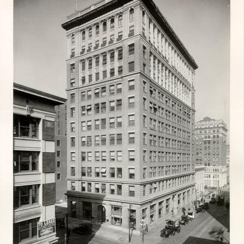 [Standard Oil, San Francisco Stock Exchange and Royal Liverpool Insurance buildings]