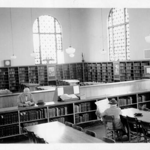 [Interior of Richmond Branch Library]