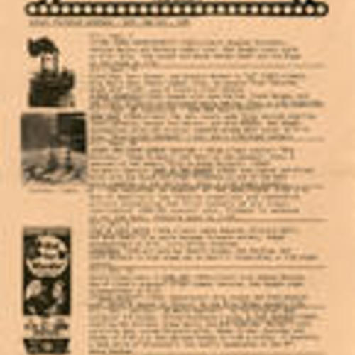 Avenue Photoplay Film Society, Sept and Oct, 1984, film schedule