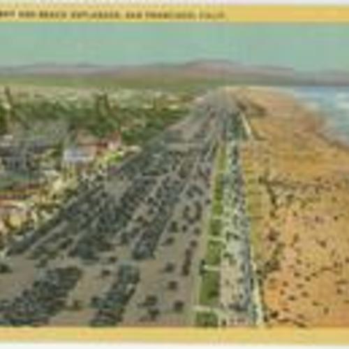 Great Highway and beach esplanade, San Francisco, Calif