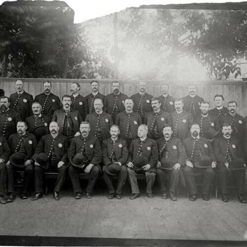 [Group portrait of San Francisco Police officers]