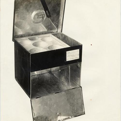[Cashier's box from "Creation of the World" exhibit in The Zone at the Panama-Pacific International Exposition]