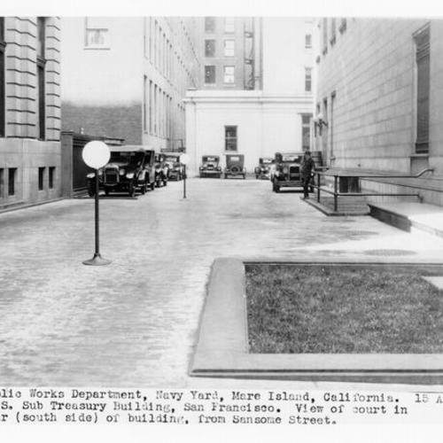[Court on south side of United States Treasury Building]