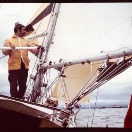 [Sailing on San Francisco Bay with gay sailing club]