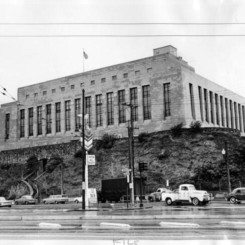 [U. S. Mint building at Market, Buchanan and Duboce streets]