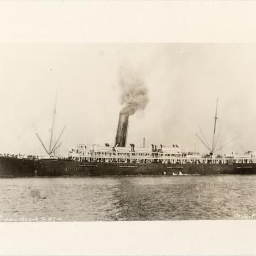 [Steamship "President"]