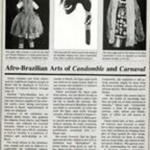 Afro-Brazilian Arts of Candomble and Carnaval (n.d.)